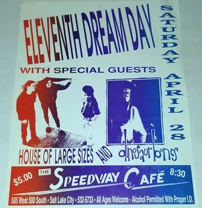 PUNK NEW WAVE FLYER ELEVETH DREAM DAY HOUSE OF LARGE SIZES UTAH INDIE POSTER 45 - Picture 1 of 10