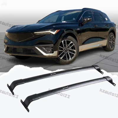Barra transversal compatible con barra transversal Acura ZDX 2024 2025 2 PIEZAS barra transversal negra Foto 1 de 4