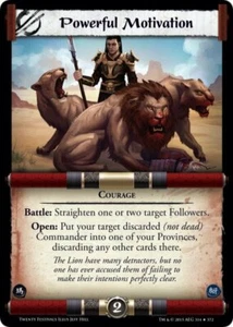 La Leggenda dei Cinque Anelli L5R CCG TF Venti Festival Potente Motivazione FOIL - Foto 1 di 1
