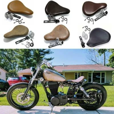 Motorcycle Soft Solo Seat Spring Bobber For Honda Shadow 700 Magna 750 Magna 700 - Image 1 of 4