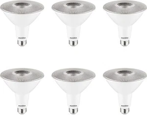 LED PAR38 Long Neck Spotlight, 15W, 100W, 1200, 40° Flood Beam E26 5000K 6 Count - Picture 1 of 1