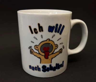 Schalke Ich will nach Schalke - Tasse Kaffetasse Becher Kaffebecher #020