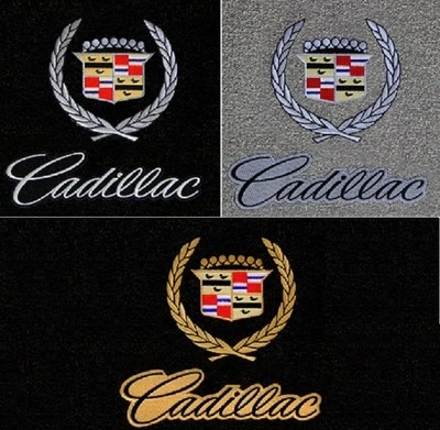 Lloyd Mats Velourtex Cadillac Eldorado Crest & Word 1 Pc Front Mat  (1967-1985) - Image 1 of 4