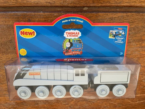 2003 Learning Curve Thomas Train Wooden 1st Edition Spencer! NEW! Cover
