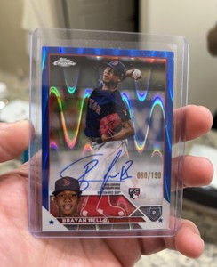 2023 Topps Chrome - Rookie Autographs Blue Red Refractor /150 💎 Brayan Bello