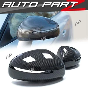 Tapas de espejo de fibra de carbono espejos retrovisores exteriores para AUDI TT 8J Roadster Coupé RS 06-14 - Imagen 1 de 12
