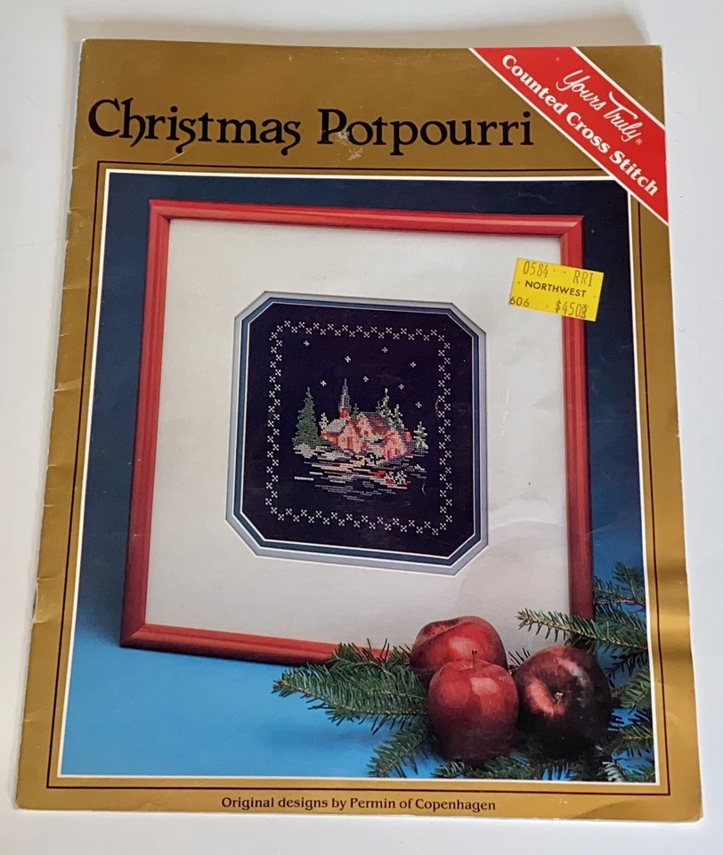 Permin of Copenhagen Christmas Cross Stitch Sampler Stocking Ornaments ++ More - Image 1 of 4