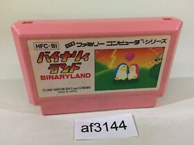 af3144 Binary Land NES Famicom Japan