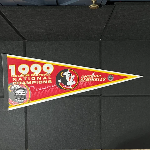 FLORIDA STATE SEMINOLES 1999 NATIONAL CHAMPIONS PENNANT Cover