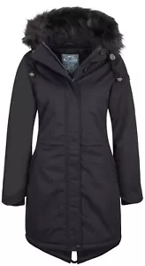 B-WARE DREIMASTER DAMEN PARKA GR. XL FARBE SCHWARZ - Bild 1 von 5