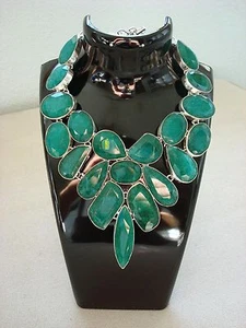 Black plastic 8.25 in  pendant necklace jewelry display with earring holes JD011 - Picture 1 of 3