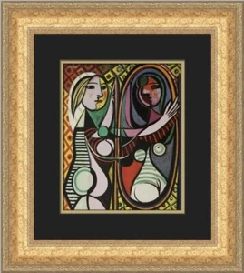 Pablo Picasso Girl before a Mirror Custom Framed Print - Picture 1 of 2