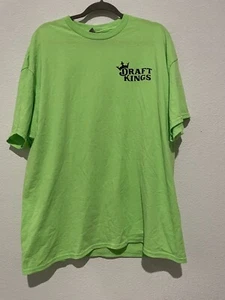 Draft Kings Lime Green 2XL T-Shirt Men's Gildan - Picture 1 of 6