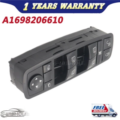 Car Power Window Switch A1698206610 For Mercedes-Benz W169 W245 A B Class 05-12 - Image 1 of 4