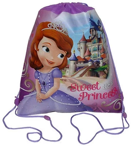 6 Mochila Disney Sofía Eslinga Cumpleaños Regalo Fiesta Favor Caramelos Bolsas - Imagen 1 de 1