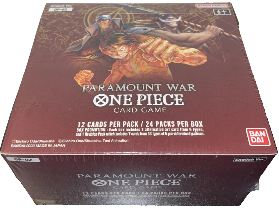 Bandai One Piece CCG Paramount War Booster Box - 24 Packs