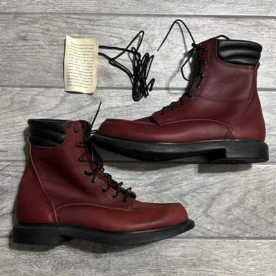Botas de Colección Red Wing 402 Clásicas Supersuela Puntera Lisa Sin usar, en Caja, Puntera Para Hombre Talla 14 B EE. UU. Foto 1 de 4