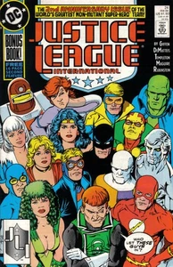 Justice League International #24 VF; DC | Bonus Book 23 Maxwell Lord - we combin - Picture 1 of 1