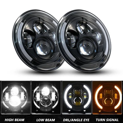 Par de faros LED halo ojo de ángel para Mazda NA Miata MX5 MX-5 90-97 H6024 Foto 1 de 4
