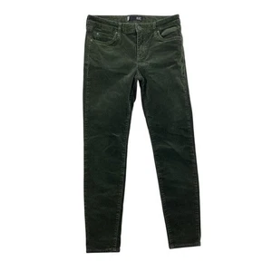 KUT From The Kloth Diana Skinny Corduroy Pants Forest Green Size 6 - Picture 1 of 6