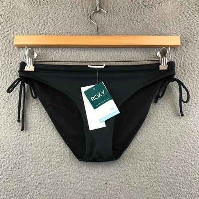 Roxy So Beach Classics Hipster Lace Bikini Bottom Black Swimsuit Size M New - Image 1 of 3
