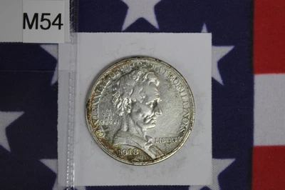 1918 Lincoln-Illinois Commemorative Half Dollar (M54) - Image 1 of 2