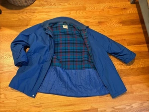 VTG 80s Windsor Bay Women’s Sz L 31.5” Quilted Flannel Lined Puffer Jacket - Picture 1 of 12
