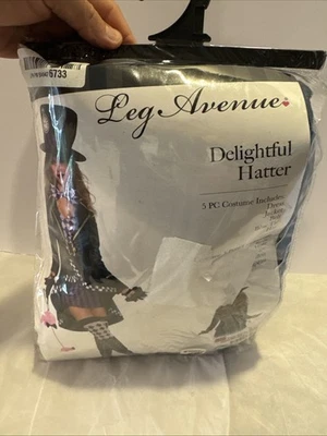 Leg Avenue Delightful Hatter Sexy Mad Hatter Costume Women’s Adult XL Halloween - Image 1 of 4
