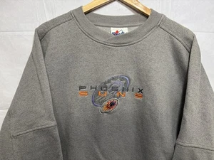 Felpa vintage Phoenix Suns ricamata uomo grande trapunta modello maglia cucita - Foto 1 di 7