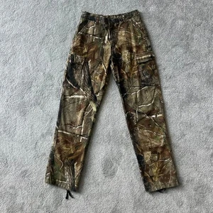 VINTAGE 90s Camo RealTree RedHead Camo Pants Size kids XL 30W adjustable straps - Picture 1 of 7