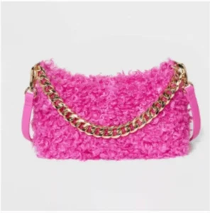 ⭐️ Bolso Bandolera Cartera Minimalista Rosa Difuso Cadena Caliente Hipster Hippie Artístico Elegante - Imagen 1 de 7