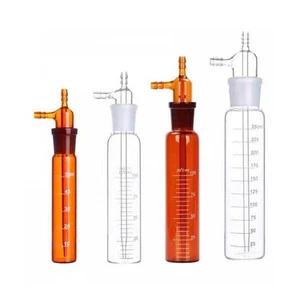 10ml-500ml Glass Gas Sampling Tube Glinsky Absorber Bottle Chemistry Labware - Picture 1 of 11