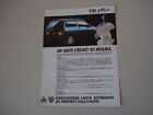 advertising Pubblicità 1991 AUTOBIANCHI Y10 Y 10 MIA
