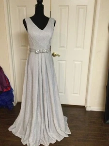 Maxi Dress Xmas Party Ladies Womens Wedding Cocktail Formal Evening Gown Size 6 - Picture 1 of 8