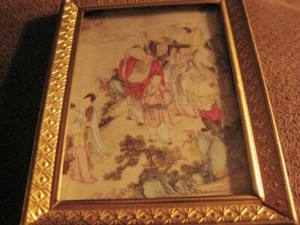 Antik guter erhaltene fotorahmen 8,5 cm. x 6,5 cm ein Original dänischer Rahmen - Bild 1 von 6