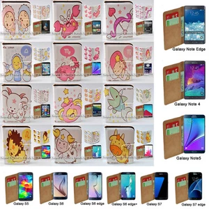 Funda protectora tipo billetera para teléfono móvil con tema zodiac impreso para Samsung Galaxy serie 12 - Imagen 1 de 23