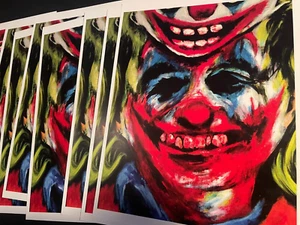 the joker villain the batman comicbook art print 8 x 10 inches - Imagen 1 de 1