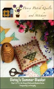 Betsy's Sommerkorb ~ Stiefmütterchen Patch Quilts und Hefterei - Bild 1 von 1