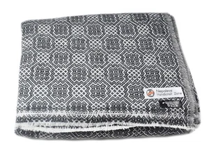100% Himalaya Lanzamiento de Cachemira/Jacquard Negro 54""x108"" - Zona de Artesanía Nepalí - Imagen 1 de 9
