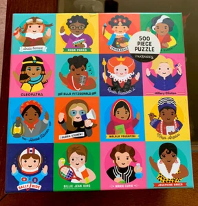Mudpuppy "Little Feminist" 500 Teile Puzzle 20" x 20" mit Poster Neu - Bild 1 von 4