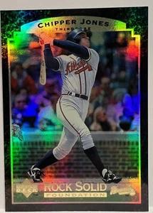 Chipper Jones #RS-5 (1996 Upper Deck) Rock Solid Foundation, Atlanta Braves, HOF - Picture 1 of 6