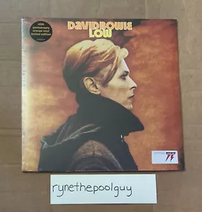 🟧 SEALED David Bowie - Low 45th Anniversary Limited Edition Orange Vinyl LP 🟧 - Picture 1 of 12
