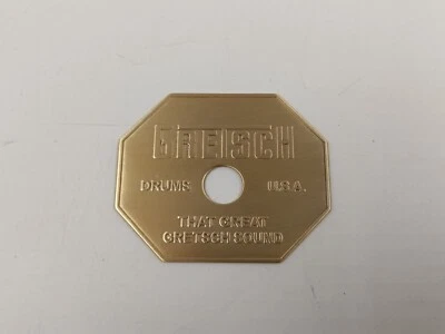 Gretsch Stop Sign Drum Badge - Repro - Image 1 of 2