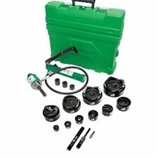 Greenlee 7908SBSP SPEED PUNCH Conduit Knockout Punch Kit with Quick Draw 90  hydraulic driver, 0.5 to 2 conduit size