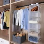 MAINSTAYS 6-Shelf Hanging Non-Woven Closet Organizer (White) 2 Pack