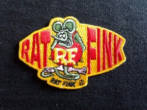 OFFICIALLY LICENSED ED "BIG DADDY" ROTH RAT FINK OVAL W/ RAT HOT ROD RACER PATCH - Picture 1 of 3