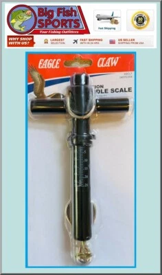 EAGLE CLAW 50LB PRECISION T HANDLE FISHING SCALE  #04070-004 NEW! - Image 1 of 4