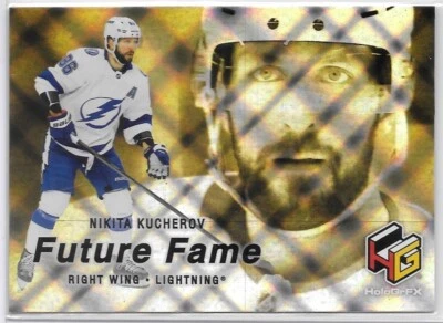 NIKITA KUCHEROV 23-24 UD EXTENDED FUTURE FAME SSP INSERT/VERY RARE/LIGHTNING - Image 1 of 2