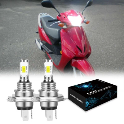 Para Honda Elite NHX110 SR SA50 SA50P - 2X 9003 H4 LED Faros Bombillas Blanco Foto 1 de 4