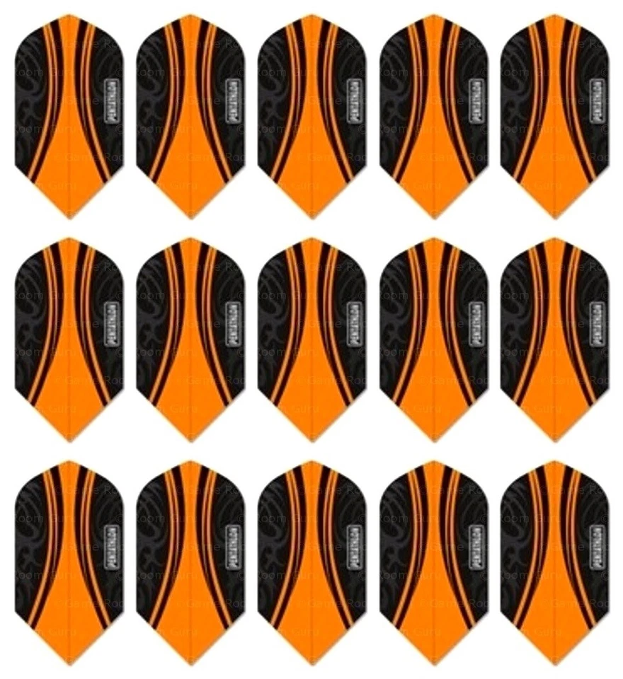 5 Sets Pentathlon Vizion Swish Slim Dart Flights – Ships w/ Tracking - Orange — 第 1/1 张图片